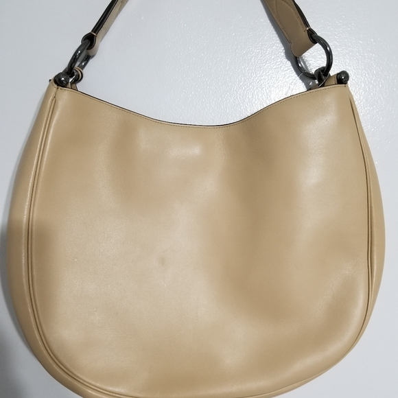 coach handbag cream